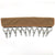 10 Clips Portable Foldable Closet Hat Rack Travel Self Adhesive Hanger System Door Cap Holder Organizer Storage