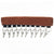 10 Clips Portable Foldable Closet Hat Rack Travel Self Adhesive Hanger System Door Cap Holder Organizer Storage