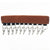 10 Clips Portable Foldable Closet Hat Rack Travel Self Adhesive Hanger System Door Cap Holder Organizer Storage