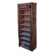 10 Layer 9 Grid Shoe Rack Shelf Storage Closet Organizer Cabinet Portable US Warehouse Drop Shipping Available