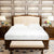 10" Three Layers Cool Medium High Softness Cotton Mattress with 2 Pillows (Full Size) White