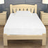 10" Three Layers Cool Medium High Softness Cotton Mattress with 2 Pillows (Twin Size) White