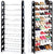 10 Tier Durable Storage Organizer 30 Pair Shoe Tower Rack Free Well-ventilated