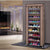 10 layer 9 grid non-woven shoe cabinet brown Item  E5M1