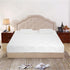 12" Three Layers Cool Medium High Softness Cotton Mattress with 2 Pillows (Queen Size) White