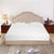 12" Three Layers Cool Medium High Softness Cotton Mattress with 2 Pillows (Queen Size) White