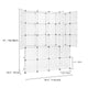 16/20Grid Foldable шкаф для одежды Wardrobe Plastic Combination Cube Storage Closet Cabinets Clothes Organizer Bedroom Furniture