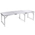 180 x 60 x 70cm Home Use Aluminum Alloy Folding Table White For Home Kitchen Aluminium Alloy Folding Table