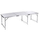 180 x 60 x 70cm Home Use Aluminum Alloy Folding Table White For Home Kitchen Aluminium Alloy Folding Table