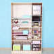 1PC Closet Organizer Shelf Bedroom Furniture Wall Mounted Cabinet Holder Kitchen Wardrobe Rack Save Space Storage Cabinet Shelf