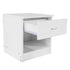 1pc Drawer Arc-shaped Handle Night Stand White Elegant, fine workmanship beautiful , bedside table bedroom furniture