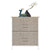 2/3/4-Tier Dresser Tower Fabric Drawer Organizer With Easy Pull Nightsta With Metal Frame Wooden Tabletop For Living Room