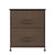 2/3/4-Tier Dresser Tower Fabric Drawer Organizer With Easy Pull Nightsta With Metal Frame Wooden Tabletop For Living Room