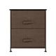 2/3/4-Tier Dresser Tower Fabric Drawer Organizer With Easy Pull Nightsta With Metal Frame Wooden Tabletop For Living Room