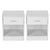 2 Colors 2pcs Night Stands with Drawer White for bedroom storage night stand with drawer