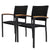 2 Pcs Rattan Chairs Chic Coffee Chair for Dining Room, Garden, Living Room