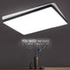 2019 new square black and white ceiling lamp home decoration acrylic ceiling light 38~90cm 18~72w