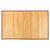 21 x 34 Inch Non-sliding Waterproof Bamboo Floor Mat Natural Mattresses Bedroom Furniture E2S