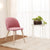2pcs Modern Dining Chairs Soft-clad Wood Bread Chairs Velvet Dining Chair for Kitchen Living Room Leisure Side Chairs