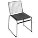 2pcs Nordic Fashion Wire Dining Chair Simple Hollow Wire Chair Leisure Creative Metal Coffee Lounge Chair