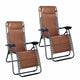 2pcs Plum Blossom Lock Portable Folding Chairs with Saucer Sun Bathing Backrest Chair Bed Home Garden Lounge Furniture Kit