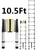3.8m/3.2m Ladder Telescopic Alloy Aluminium Retractable Multifunctional Single Extension Ladder Foldable Drywall Home Tools