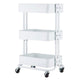 3-Tier Home Kitchen Storage Cart Utility Cart Multifunction Trolley Service Shelves Cart Simply Kitchen Furniture