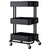 3-Tier Home Kitchen Storage Cart Utility Cart Multifunction Trolley Service Shelves Cart Simply Kitchen Furniture
