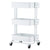 3 Tier Home Kitchen Trolley Utility Cart Storage Table Island Servante D Atelier Office Chariot Chariot Roulant without Handle