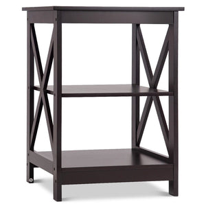 3-Tier Living Room Display Storage Shelf Nightstand High Quality Neat Modern Design End Table Display Shelf Furniture HW58944