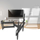 32-70inch Black TV Wall Mount Simple Small Panel TV Base Stand Bracket Bearing 30KG Frame Holder LCD LED Monitor Wall Bounted