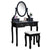 360° Rotation Single Mirror 5 Drawers Dressing Table Black High quality, vanity dresser,bedroom furniture , makeup table.