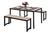 3Pcs/set  Modern Single Table Dining Chair Orgnizable Home Use Furniture Resturant Wooden Brige Net Red Hot Dining Set