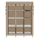 4-Layer 10 Lattices Wardrobe Clothes Closet Storage Organizer High Quantity Alloy Rack Holder For Apartment For Bedroom Storage