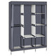 4-Layer 10 Lattices Wardrobe Clothes Closet Storage Organizer High Quantity Alloy Rack Holder For Apartment For Bedroom Storage