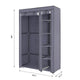 4-Layer 10 Lattices Wardrobe Clothes Closet Storage Organizer High Quantity Alloy Rack Holder For Apartment For Bedroom Storage