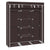 4-Layer 10 Lattices Wardrobe Clothes Closet Storage Organizer High Quantity Alloy Rack Holder For Apartment For Bedroom Storage