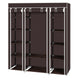 4-Layer 10 Lattices Wardrobe Clothes Closet Storage Organizer High Quantity Alloy Rack Holder For Apartment For Bedroom Storage