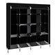 4-Layer 10 Lattices Wardrobe Clothes Closet Storage Organizer High Quantity Alloy Rack Holder For Apartment For Bedroom Storage