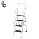 4 Step Ladder Folding Step Ladder Portable Step Ladder with Standing Platform Handrail