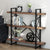 4-Tier Bookcase Shelf Industrial Style Etagere Bookcase Solid Wood Book Shelves