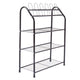 4-Tier Metal Shoe Rack Shelf High Quality Black Shoe Storage Organizer HW54071
