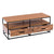47" 2-Tier Cocktail 2 Drawer Coffee Table Metal Desk High Quality Sofa Table HW59331