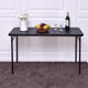 48" x 20" Portable Folding Rectangle Serving Table HW54792