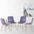 4PCS/Set Grey Modern style Suitable For Restaurants Taverns Offices Living Room Simple Structure Easy Installation Dinning Chair