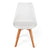 4pcs Simple Solid Wood Foot Padded  Chair Plastic Living Room Home Chair