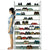 5/10 Tier Shoes Rack Stand Storage Organizer Fabric Shelf Holder Stackable Closet US Warehouse Drop Shipping Available