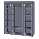 5 layer 12 grid Large Capacity Non-woven Cloth Wardrobe Folding Portable DIY Clothes Storage Cabinet Closet Home Furniture