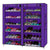 6 Layers 12 Grids Double Row Non-Woven Fabric Shoes Rack Storage Cabinet E5M1