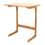 60x40x65cm L-shaped Bamboo Sofa Side Table Sandal Wood Color Side laptop computer Homework Desk Lazy Table For Reading
